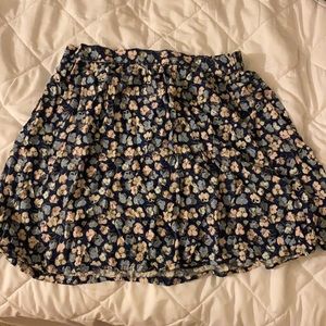 Floral, blue GAP flowy skirt